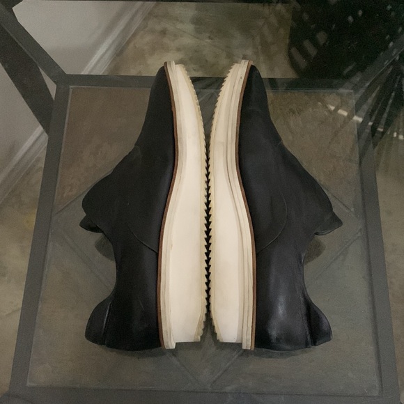 REED KRAKOFF LEATHER BLOCK HEEL LOAFERS - Picture 4 of 13